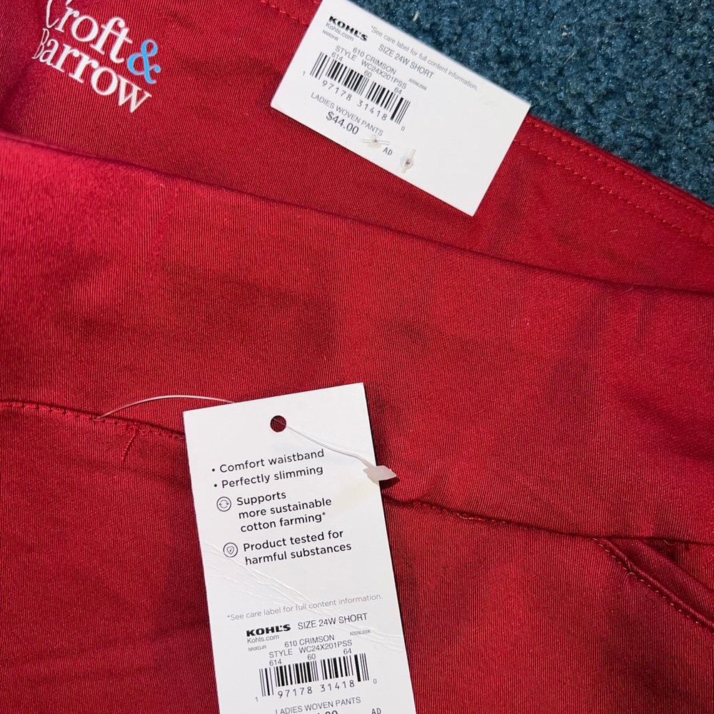 NWT | Red Pants - Picture 2 of 2